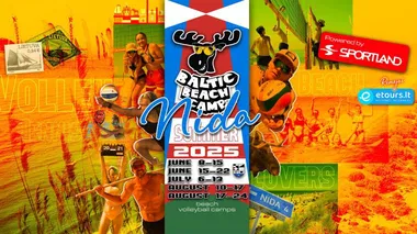BALTIC BEACH CAMP 2025 – paplūdimio tinklinio ir patyrimų stovykla Nidoje