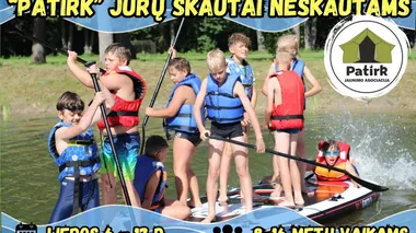 „PATIRK” JŪRŲ SKAUTAI NESKAUTAMS 2025.07.06-12