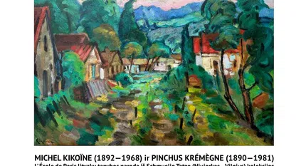 Pinchus Krémègne‘o ir Michelio Kikoïne’o tapybos darbų paroda