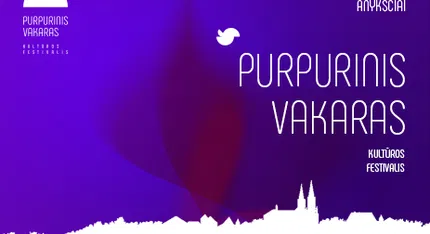 18-asis kultūros festivalis PURPURINIS VAKARAS