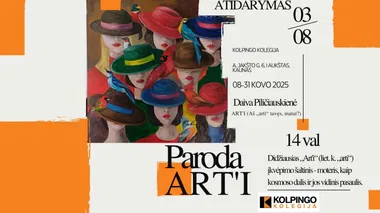 Tapybos darbų parodos „Art’i“ atidarymas