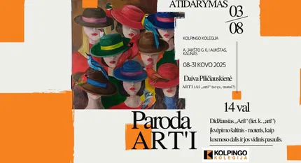 Tapybos darbų parodos „Art’i“ atidarymas