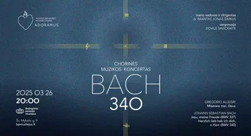 Papildomas koncertas „BACH 340“