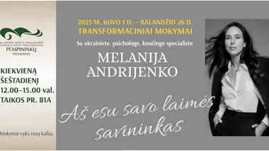 Transformaciniai mokymai su Melanija Andrijenko