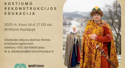Istorinio kostiumo rekonstrukcijos edukacija