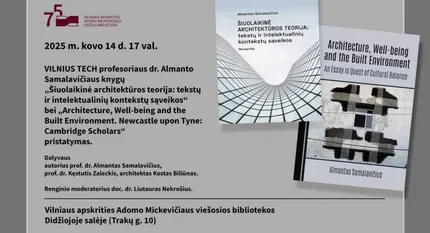Prof. dr. Almanto Liudo Samavičiaus knygų pristatymas