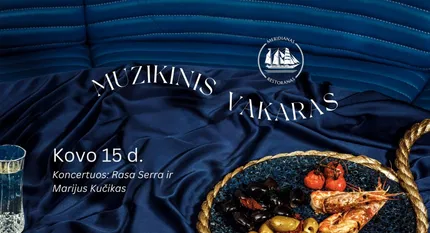 Muzikinis vakaras „Meridiane“: Rasa Serra ir Marijus Kučikas