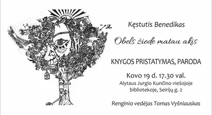 Kęstučio Benediko poezijos knygos „Obels žiede matau akis“ pristatymas
