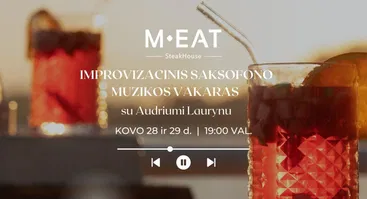 Improvizacinis saksofono muzikos vakaras 03/ 28-29