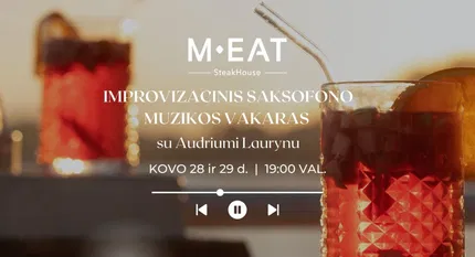 Improvizacinis saksofono muzikos vakaras 03/ 28-29