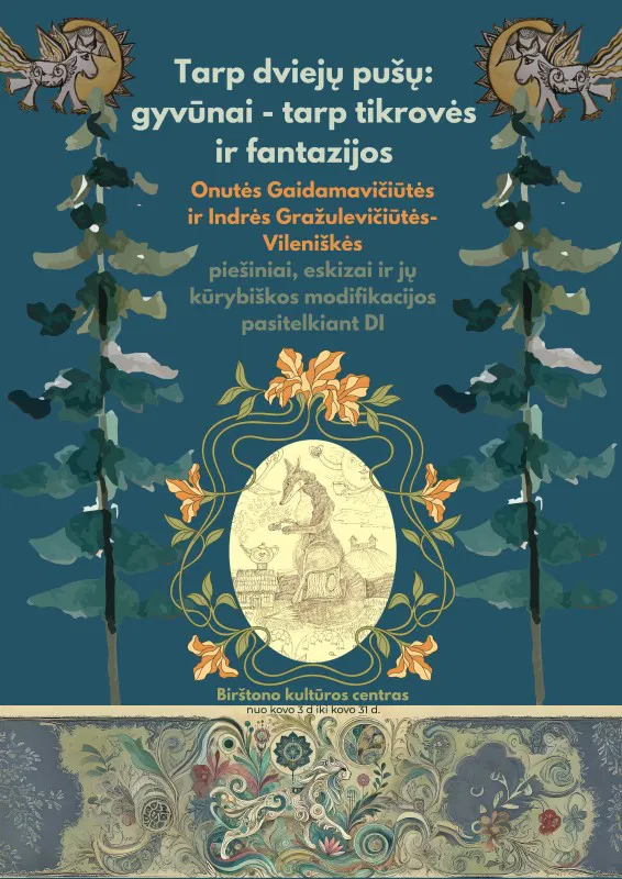 O. Gaidamavičiūtės ir I. Gražulevičiūtės-Vileniškės eskizų ir DI darbų paroda O. Gaidamavičiūtės ir I. Gražulevičiūtės-Vileniškės eskizų ir DI darbų paroda