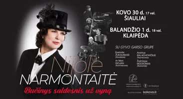 Nijolė Narmontaitė su gyvo garso grupe „Bučinys saldesnis už vyną“