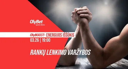 OlyBOOST energijos iššūkis: RANKŲ LENKIMO VARŽYBOS