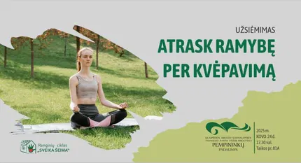 Seminaras „Atrask ramybę per kvėpavimą“ su Anastazija Alšauskiene