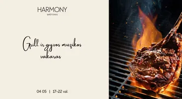 GRILL ir gyvos muzikos vakaras