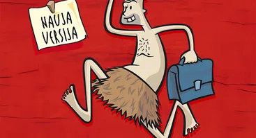 Nauja legendinės komedijos versija „Urvinis žmogus“