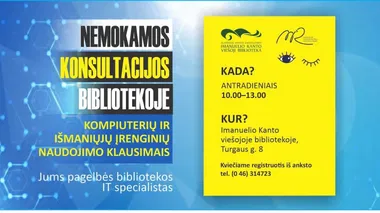 Nemokamos individualios konsultacijos su IT specialistu