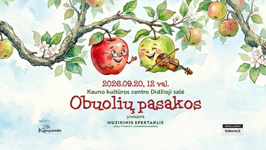 PREMJERA! Muzikinis spektaklis OBUOLIŲ PASAKOS pagal Vytauto V. Landsbergio kūrybą