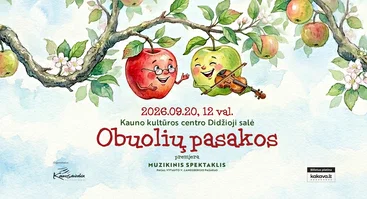 PREMJERA! Muzikinis spektaklis OBUOLIŲ PASAKOS pagal Vytauto V. Landsbergio kūrybą