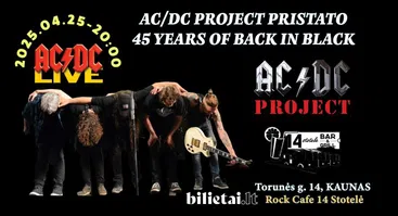 AC/DC PROJECT pristato: 45 Years of Back In Black 