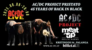 Vienintėlis AC/DC albumo Back In Black 45 metų jubiliejaus super koncertas Palangoje