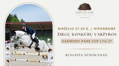 Žirgų konkūrų varžybos | Harmony Park taurė LTU-3*