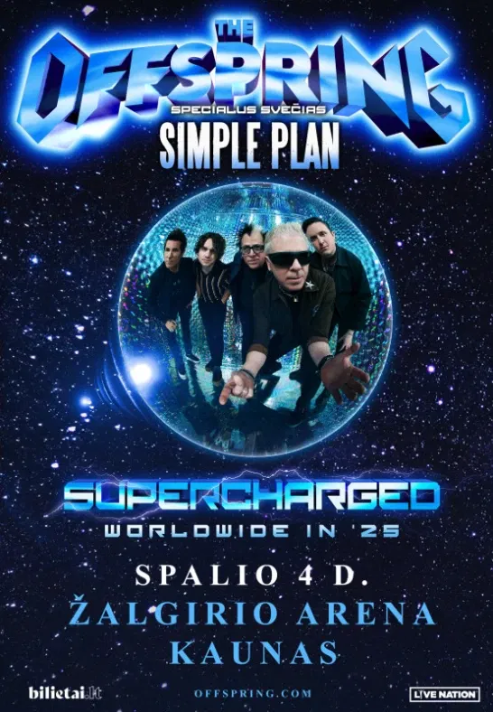 The Offspring: Supercharged Worldwide Tour '25 The Offspring: Supercharged Worldwide Tour '25