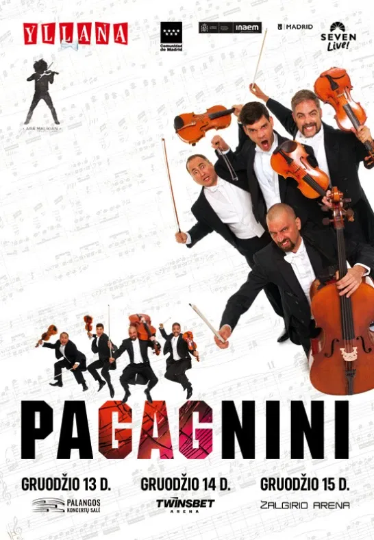 PAGAGNINI koncertas PAGAGNINI koncertas