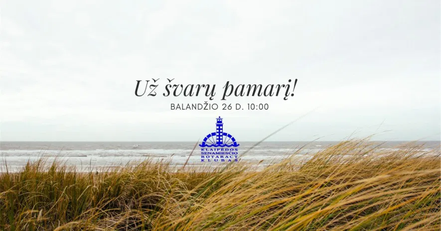 Už švarų pamarį 2025 Už švarų pamarį 2025