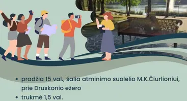 Ekskursija "M. K. Čiurlionis ir Druskininkai"