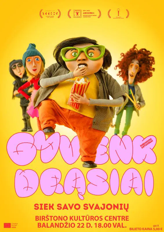 Animacinis filmas „Gyvenk drąsiai“ Animacinis filmas „Gyvenk drąsiai“