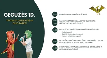 Ypatinga darbo diena Dino parke!