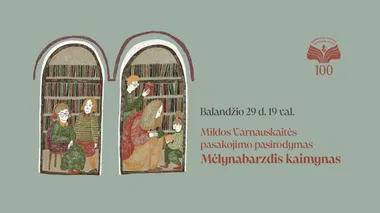 Mildos Varnauskaitės pasakojimo pasirodymas „Mėlynabarzdis kaimynas“