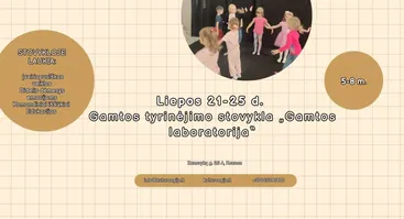 Dienos stovykla ,,Gamtos laboratorija" 5-8 m. vaikams