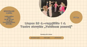 Dienos stovykla ,,Vaidinam pasaulį" 5-8 m. vaikams