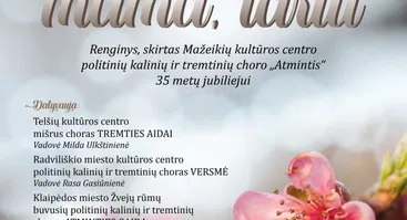 Koncertas „Ačiū tau, mama, tariu“ / 2025