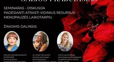 Moters branda ir galios prabudimas: menopauzės laikotarpio resursai