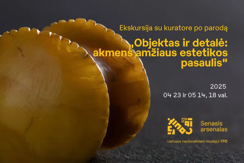Ekskursija su kuratore po parodą „Objektas ir detalė: akmens amžiaus estetikos pasaulis“ Ekskursija su kuratore po parodą „Objektas ir detalė: akmens amžiaus estetikos pasaulis“