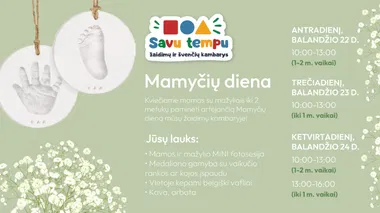 Mamyčių diena SAVU TEMPU