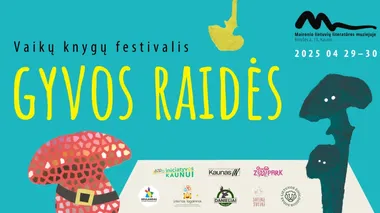 Vaikų knygų festivalis „Gyvos raidės“ | 2025 04 29–30