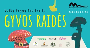 Vaikų knygų festivalis „Gyvos raidės“ | 2025 04 29–30