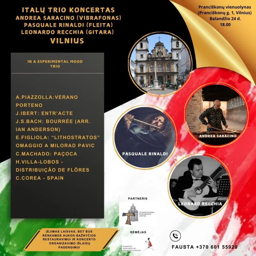 Italų trio koncertas Italų trio koncertas