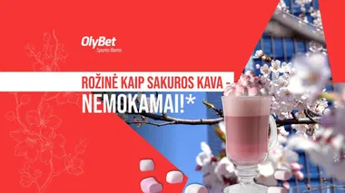 Rožinė kaip Sakuros kava - nemokamai!