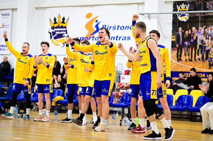 Nostra-RKL A diviziono atkrintamosios rungtynės: Birštono „Milasta“ vs Vytauto Didžiojo universitetas Nostra-RKL A diviziono atkrintamosios rungtynės: Birštono „Milasta“ vs Vytauto Didžiojo universitetas