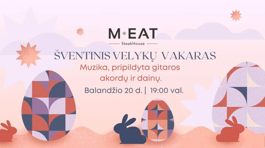 Šv. Velykų vakaras su gyva muzika! 04/20 Šv. Velykų vakaras su gyva muzika! 04/20