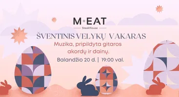 Šv. Velykų vakaras su gyva muzika! 04/20