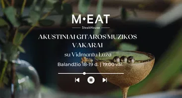AKUSTINIAI GITAROS MUZIKOS VAKARAI 04/18-19