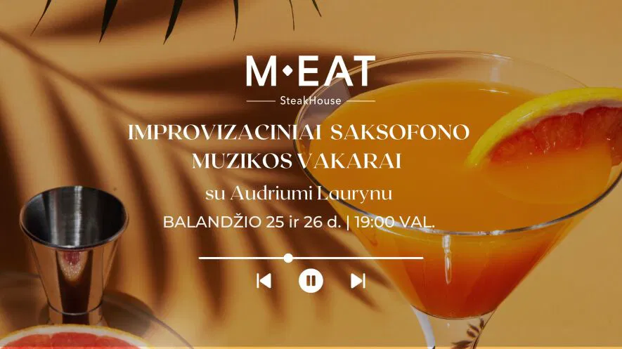IMPROVIZACINIAI SAKSOFONO MUZIKOS VAKARAI 04/25-26 IMPROVIZACINIAI SAKSOFONO MUZIKOS VAKARAI 04/25-26