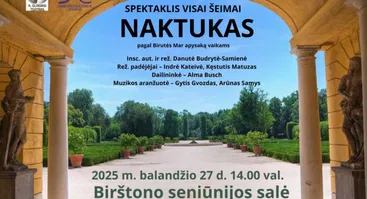 Spektaklis visai šeimai „Naktukas“