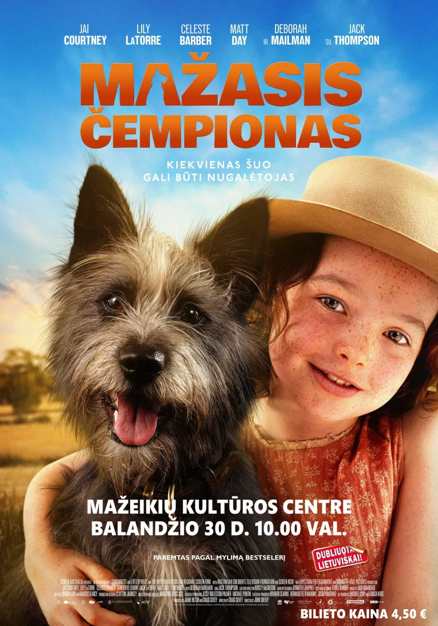 Kino filmas „Mažasis čempionas“ / balandžio 30 d. Kino filmas „Mažasis čempionas“ / balandžio 30 d.